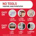 3M Command Adhesive Hook Large White with Two Adhesive Strips 17003 3M16514