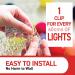 Command Clear 60 Decorating Clips + 68 Clear Strips Transparent 7100378547 3M17632