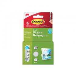 Command Picture Hanging Strips 4 Pairs Small White (Pack of 8) 7100337181 3M17659