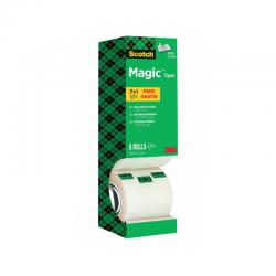 Scotch Magic Tape 810 Tower Pack 19mm x 33m (8 Pack) 8-1933R8 3M20593