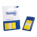Tartan Index Tab Dispenser 25x43mm 50 Sheet Yellow 70005019800 3M23308