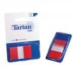 Tartan Index Tab Dispenser 25x43mm 50 Sheet Red 70005019818