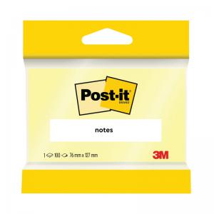 Post-it 76x127mm Canary Yellow Notes 12 Pack 6830Y 3M23460