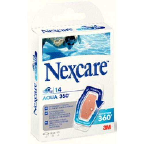 Cheap Stationery Supply of 3M Nexcare Aqua 360 Plasters Assorted Sizes 1 x Pack of 14 Plasters N1214ASD04 Office Statationery