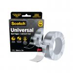 Scotch Universal Gel Tape Double Sided 30mmx3m Clear 7100377908 3M26702