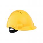 3M Ventilated Safety Helmet with Uvicator Sensor Disc Yellow G3000CUV 3M27247