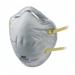 The photo shows a pack of 20 3M unvalved masks with the model number 8710. These masks have an FFP1 rating and are manufactured by 3M, a well-known brand. The masks are white with a blue 3M logo and are individually wrapped.