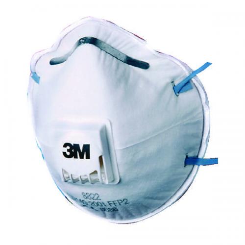 Cheap Stationery Supply of 3M FFP2 Valved Respirator 8822 (Pack of 10) GT500075202 3M30313 Office Statationery