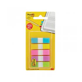 Post-it Portable Small Index 12mm Assorted (Pack of 100) 683-5CBINDEX 3M31708