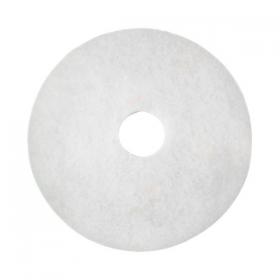 3M Polishing Floor Pad 380mm White (Pack of 5) 2NDWH15 3M34911