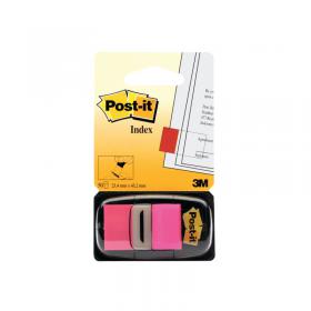 Post-it Index Tabs 25mm Bright Pink (600 Pack) 680-21 3M39845