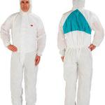 3M 4520 Protective Coverall White/Green XL 3M40112