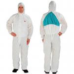 3M 4520 Protective Coverall WhiteGreen 4XL 4520W4XL 3M40118
