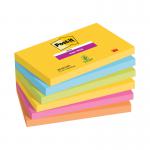 Post-It Super Sticky Notes 76x127mm Rio (Pack of 6) 655-6SS-RIO-EU 3M40127