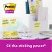 Post-it Note Cube Super Sticky 76 x 76mm Canary Yellow 2028-SSCY-EU 3M40149