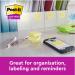 Post-it Note Cube Super Sticky 76 x 76mm Canary Yellow 2028-SSCY-EU 3M40149