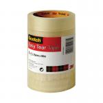 Scotch Easy Tear Clear Tape 25mmx66m (Pack of 6) ET2566T6 3M41533