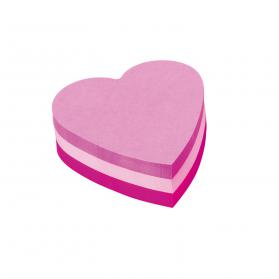 Post-it Notes 70 x 70mm Heart Pink (Pack of 12) 2007H 3M49869