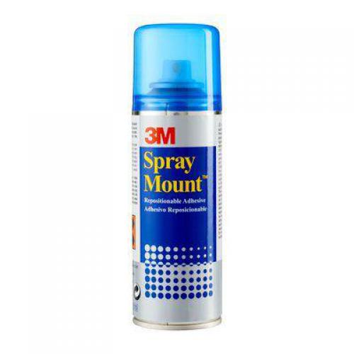 3M™ Colle adhésive repositionnable SprayMount™ sous forme de spray aérosol  400 ml transparent - Colles en Sprayfavorable à acheter dans notre magasin