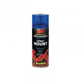3M SprayMount Transparent Repositioning Adhesive 400ml Aerosol SMOUNT 3M51839
