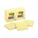 Post-it Super Sticky 76x76mm Canary Yellow (Pack of 12) 654-12SSCY 3M53121