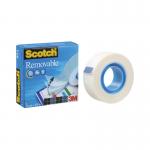 Scotch Removable Magic Tape 811 19mmx33m 8111933 3M66228