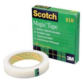 Scotch Magic Tape 810 Solvent-Free 25mmx66m Transparent 8102566 3M66740