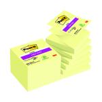 Post-it Z-Notes Canary Yellow 76x76mm 90 Sheet (Pack of 12) 7000048167 3M68699