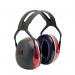 3M Peltor x3 Ear Defenders Headband Red 3M69549