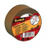 Scotch Paper Mailing Tape 50mmx50m Brown 7100301050 3M69678