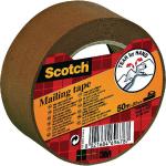 Scotch Paper Brown Mailing Tape 50mmx50m Non-Siliconised P.5050.S 3M69678