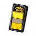 3M Post-it Index Tab 25mm Yellow with Dispenser 680-5 3M70755