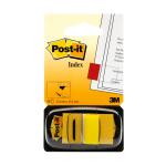 3M Post-it Index Tab 25mm Yellow with Dispenser 680-5 3M70755