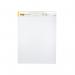 The picture shows two pack of Post-it Flipchart Pads, each 775x635mm, with the iconic yellow Post-it design. These pads are Super Sticky and ideal for meetings.