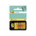 Post-it Index Tabs Sign Here Yellow 25mm 50 Flags + Dispenser 680-31 3M71883