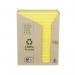 Post-it Recycled Notes 76x127mm 100 Sheets Cardboard Packaging Canary Yellow (Pack of 16) 655-1T 3M72289