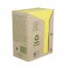 Post-it Recycled Notes 76x127mm 100 Sheets Cardboard Packaging Canary Yellow (Pack of 16) 655-1T 3M72289