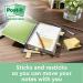 Post-it Recycled Notes 38x51mm 100 Sheets Cardboard Packaging Canary Yellow (Pack of 24) 653-1T 3M72301