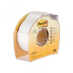 Post-it Cover Up and Labelling Tape 25.4mmx17.7m Low Tack 658H 3M72948