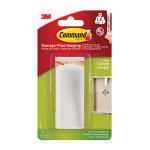 Command Canvas Hanger Large White with Hook and Strips 17044 3M73114