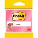 Post It Neon Pink Rainbow Cube Hanging Flow Wrap 325 Sheet Cube 2014LP 3M74260