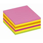 Post It Neon Pink Rainbow Cube Hanging Flow Wrap 325 Sheet Cube 2014LP 3M74260