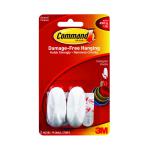 3M Command Small Oval Hooks with Command Adhesive Strips 17082 3M76909