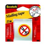 Scotch Clear Hand Tearable Packaging Tape 50mmx16m E5106C 3M77293
