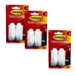 3M Command Adhesive Hook Medium White 3for2 (Pack of 4 + 2) 3M810103 3M810103