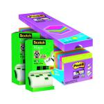 Scotch Magic Tape 19mm x 33m (Pack of 14) Buy 2 Get FOC Post-it Super Sticky Assorted 3M810112 3M810112