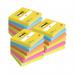 Post-It Notes Energetic Colours Rainbow76x76mm 3 For 2 3M810119