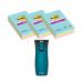 Post-it Super Sticky XXL 101x152mm Cosmic 3x3 Pads (Pack of 9) + FOC Contigo Travel Mug 3M810136