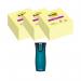 Post-It Super Sticky 101x101mm Lined Yellow 3x6 Pads (Pack of 18) + FOC Contigo Travel Mug 3M810137