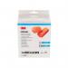 3M Disposable Earplugs 1100 Soft Foam Orange (Pack of 50) 1100-50 3M81335